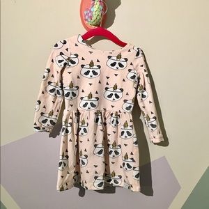 Small Shop Etsy Organic Custom Panda Dress,2T